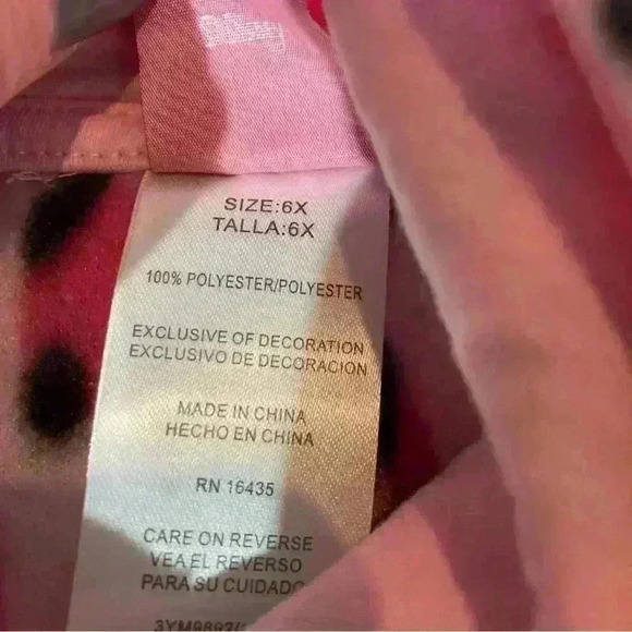 Disney Minnie Mouse Hoodie Sz 6 Girls 100% Polyester - Picture 5 of 8